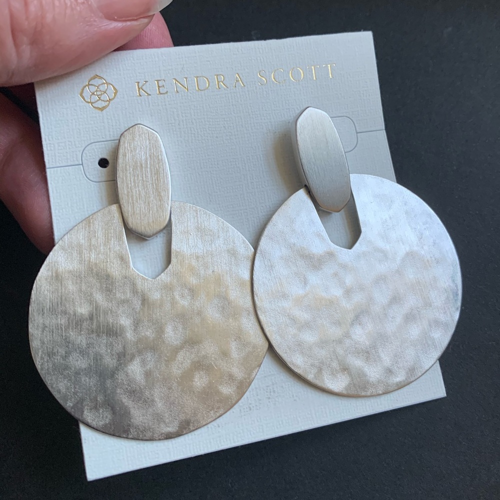 Kendra Scott silver Didi earrings